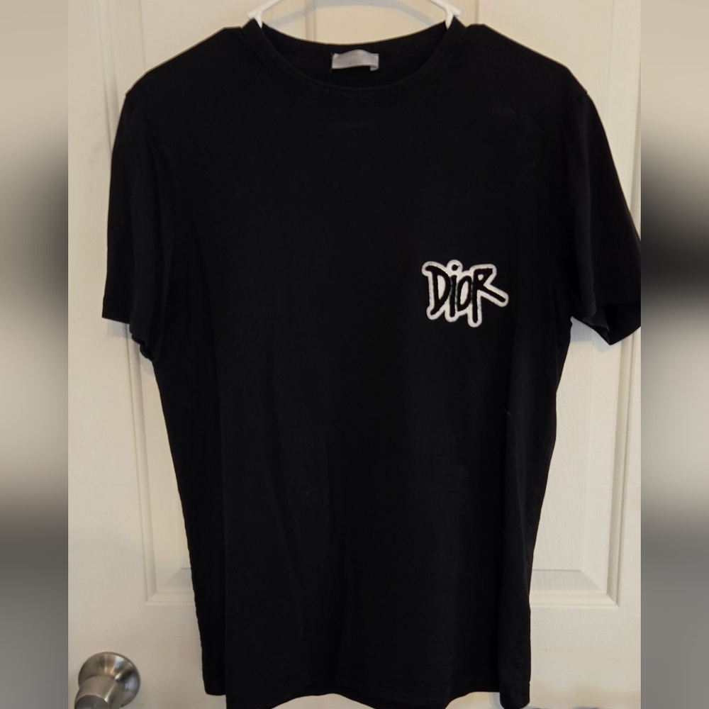 Dior Black T-Shirt Logo